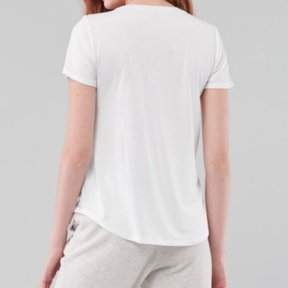 HOLLISTER EASY T- SHIRT WHITE (large) - Picture 2 of 7